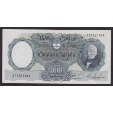 ARGENTINA COL. 522c BILLETE DE $ 500 SAN MARTIN BOT 2124